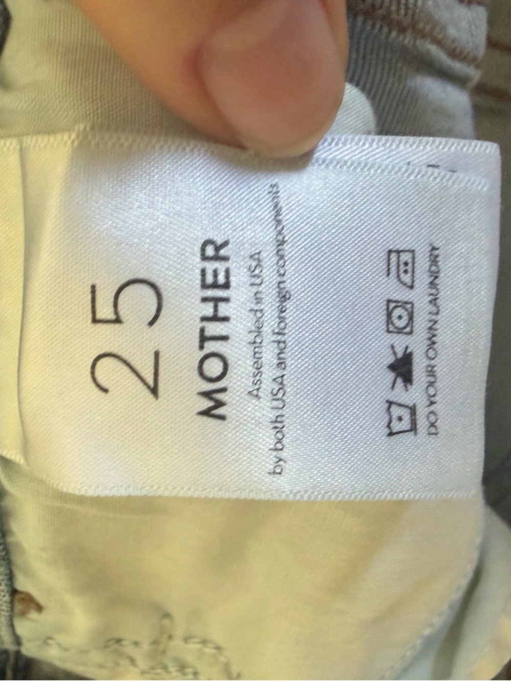 MOTHER The Hustler Ankle Fray Light Blue High-Rise Flare Jeans Size 25 - Picture 9 of 11